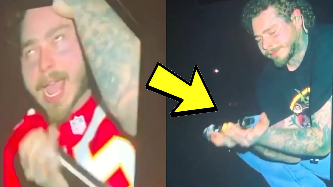 Post Malone TWEAKING HARD on Video, Fans are Worried - YouTube