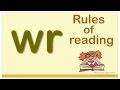 Английский для начинающих. Правила чтения в английском языке.Сочетание букв WR