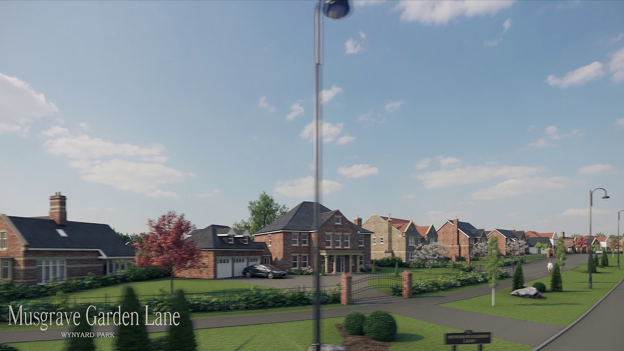 Self Build and Musgrave Garden Lane development and properties at Wynyard Park TS22 5FS
