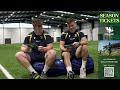 More than rugby chats with Big Red & JD | "Great roommate but always calls his missus"