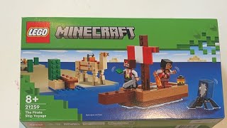 Building The Minecraft Pirate Ship Voyage, Lego 21259