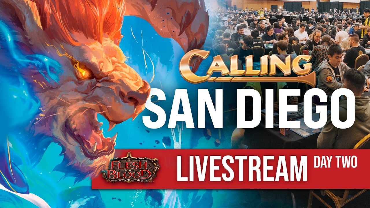 🔴 Day 2 & Top 8 Calling San Diego | Silver Age Flesh and Blood 