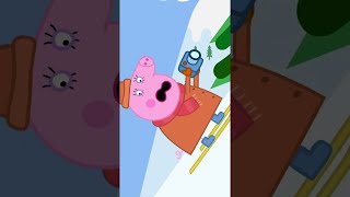Mummy Pig's Skiing Mistake #shorts #peppapig