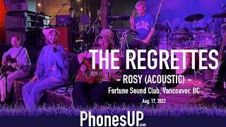 Rosy (Acoustic) - The Regrettes LIVE - Fortune Sound Club, Vancouver - PhonesUP 8/17/22