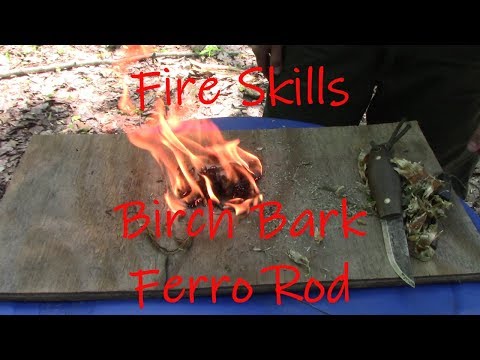 Light My Fire Army Birch Bark Ferro Rod Lighting Techniques