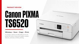 Canon PIXMA TS6520 Wireless Color Inkjet Printer Duplex Printing, White – Home Printer Review