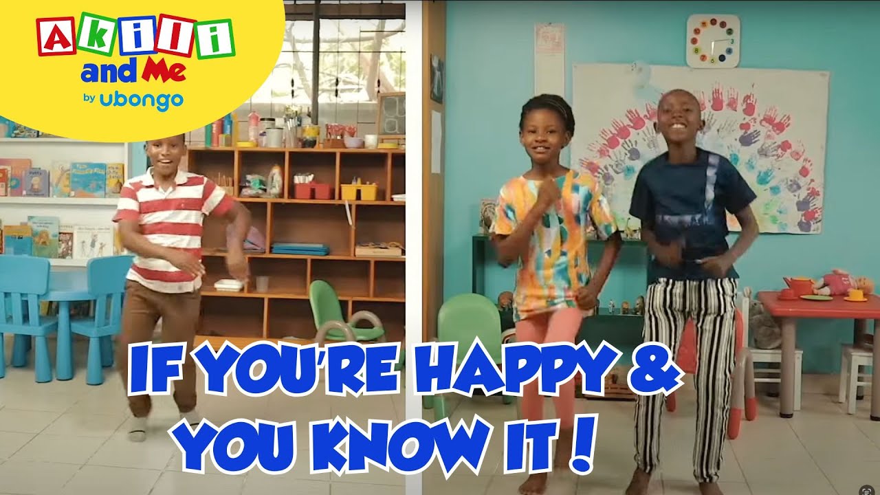 If You're Happy and You Know It Song | Nursery Rhymes with Akili and Me ...