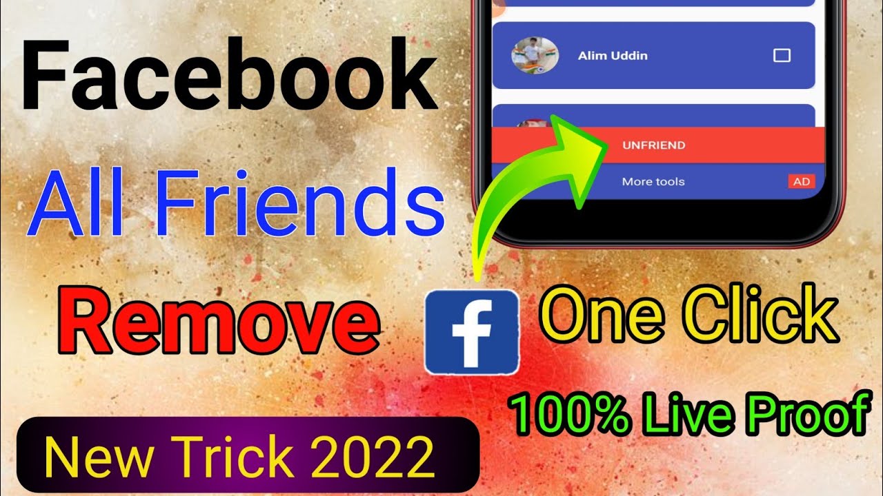 How to Unfriend all friends on Facebook 2022 in one Clickhow to