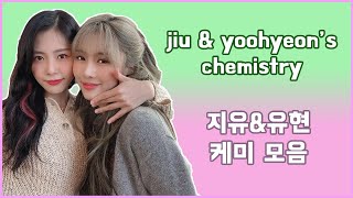 jiu and yoohyeon's chemistry 드림캐쳐 지유\&유현 케미 모음 🐰🐶