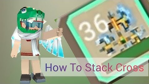 How to make stacked cross ( stacked cross giveaway + dup ) in skyblock blockmango