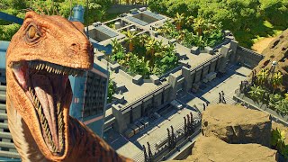 Velociraptor Containment Facility I Jurassic World Evolution 3 I Prehistoric Expedition Park Ep31