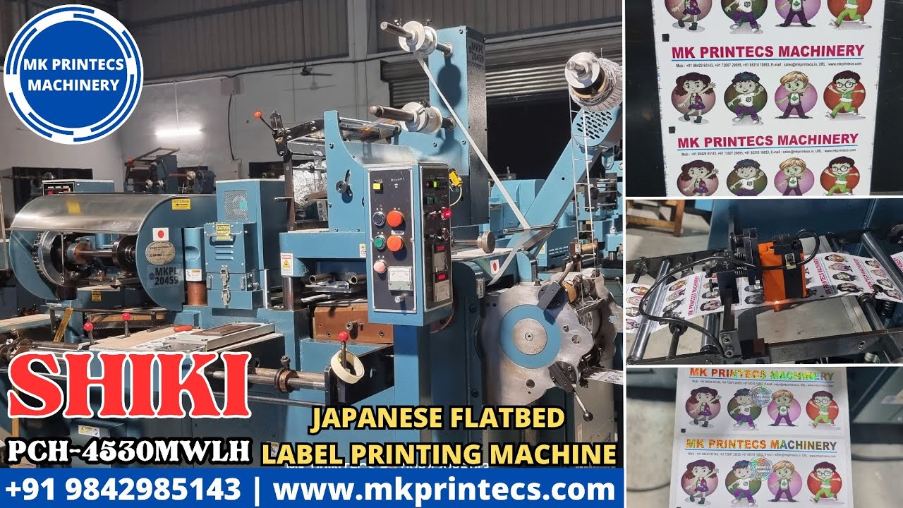 Shiki Label Machine MKPL-20459 | SHIKI PCH-4530MWLH π―π΅ - LABEL PRINTING MACHINE | MK ...
