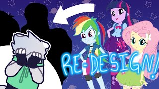 I redesigned equestria girls... (Part 1)