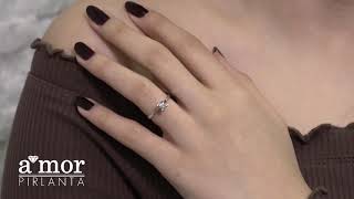 Amor Pırlanta - 0,25 Karat Pırlanta Tektaş Yüzük - 2993