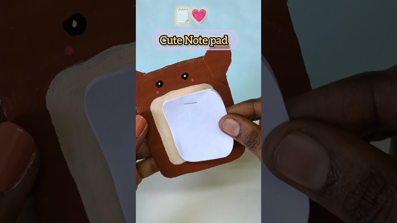 Cute Diy Note Pad 🗒️💗 