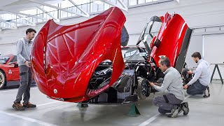 How They Build Extremely Powerful Alfa Romeo Supercars by Hand - Inside Production Line Factory
