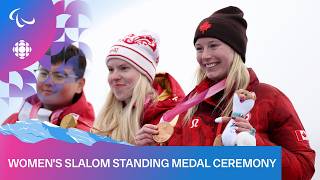 Michaela Gosselin receives Canadas 200th Paralympic medal in Para Alpine: slalom standing