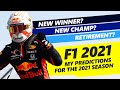 My 2021 Formula 1 Season Predictions