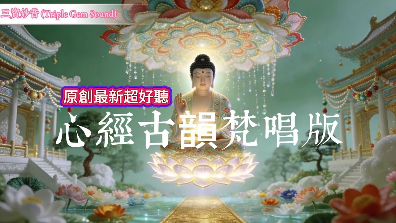 【原創】最新超好聽的《心經-古韻梵唱版》，治癒系古風佛曲。