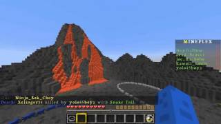 Minecraft - Mineplex server - Snake - minigame