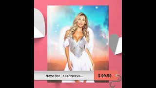 Roma 4967 - 1 Pc Angel Goddess Womans Costume