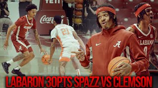 Labaron Philon is a NBA PRO In College. Jalil Bethea #10 Alabama Debut vs Clemson