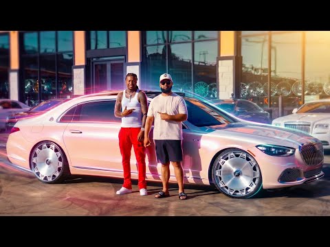 LEFT THE DEALERSHIP AND WENT STRAIGHT TO THE RIM UP THE 680 MAYBACH 