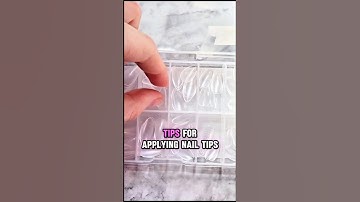 Apply nail tips perfectly. #nailtutorial #nailtips #nails #viralshorts