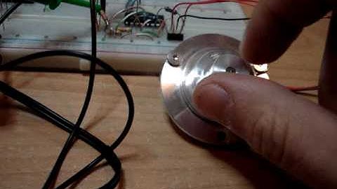 Hard drive motor as rotary encoder