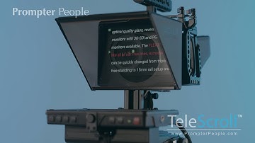 TeleScroll | Voice Automated Prompting Software | Prompter People | Control your Speech