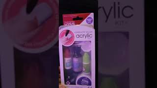 Kiss Acrylic Nail Kit From Walmart