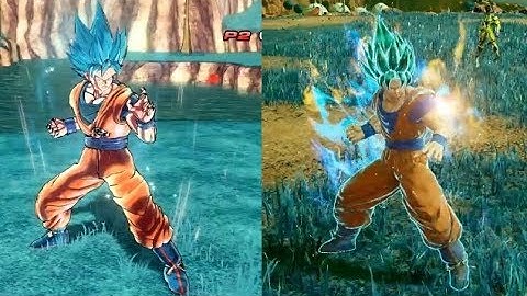 JUMP FORCE vs Dragon Ball Xenoverse 2 - Goku, Vegeta, Freeza Comparison