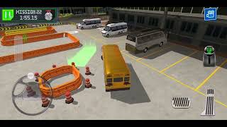 Bus parking simulator USA | School bus driver reverse parking - Android gameplay screenshot 5