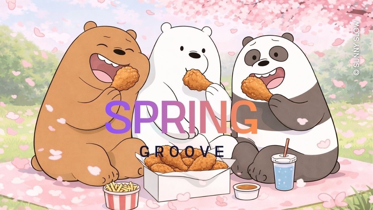 Playlist 봄이 오면 이 플레이리스트 | 벚꽃 아래 치킨 피크닉 그루브 🌸 😎 | GROOVE · JAZZHOP · CHILLHOP | 카페 · 드라이브 · 작업 · 휴식