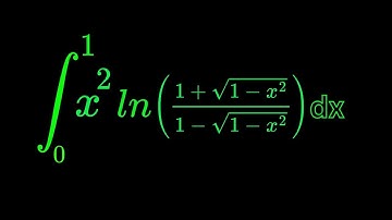 Integral of  x^2 ln[1+sqrt(1-x^2)/1-sqrt(1-x^2)] dx from 0 to 1