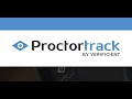 Onboarding and taking a test in ProctorTrack