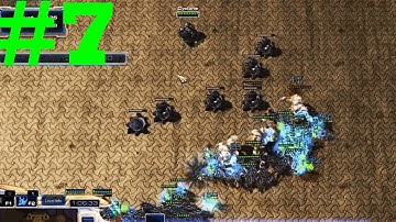 Starcraft 2 arcade 1-SHOTTING BOSSES!! zombie world unity test ep#7 cyclone gameplay