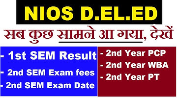 DELED 504 and 505 EXAM DATE,1st Semester Result date,2nd year PCP,WBA,PT CLASS Date|msadvisor