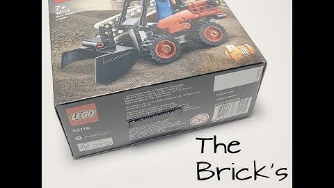 Lego Technic Skid Steer Loader 42116 - Lego Speed Build