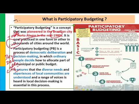 Participatory Budget | 8 Mar
