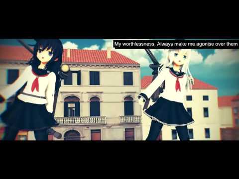 【ＭＭＤ艦これ】 夜もすがら君想ふ【第六駆逐隊】ENGSUb