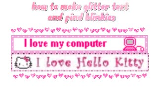 how to make: glitter text and find dividers for tumblr posts screenshot 2