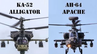 KA- 52 ALLIGATOR VS AH-64 APACHE. KU HELICOPTER YA RUSSIA NEYA AMERICA, ELIWA ESINGA OKUTASA PILOT.