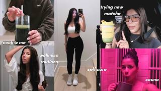 VLOG DAYS IN MY LIFE haircare wellness routines matcha cooking whole foods haul