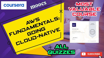 AWS Fundamentals Going Cloud Native || Coursera Quiz Answers || AWS Fundamentals Questions Answers🤩🤩