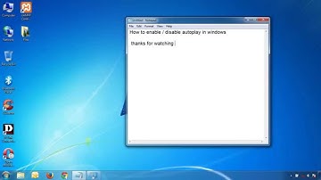 How to Enable or Disable Autoplay in windows 7