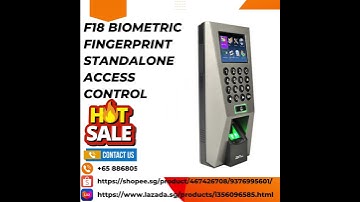 F18 Biometric Fingerprint Standalone Access Control