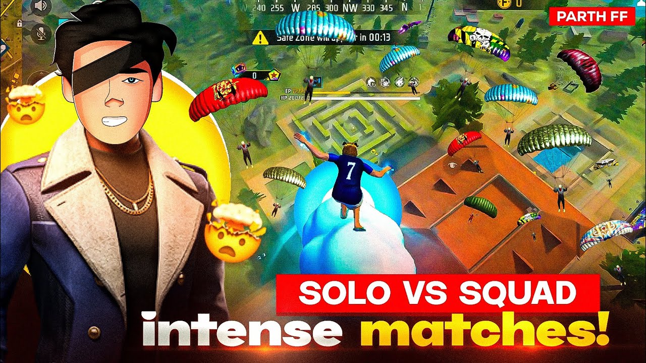 25 KILLS POSSIBLE ☠️ ? | SOLO VS SQUAD😈 | PARTH FF 🗣️