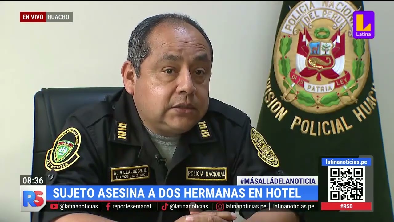 Sujeto asesina a dos hermanas en hotel de Huacho