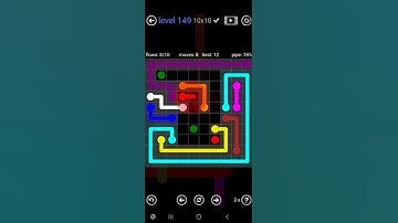 How To Solve Flow Free 10x10 Mania Level 149 Hard Board Walk Through Solution Walkthrough